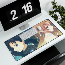 Load image into Gallery viewer, Kirito and Asuna Mouse Pad (Desk Mat)
