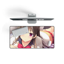 Load image into Gallery viewer, Anime Girl Mouse Pad (Desk Mat) On Desk
