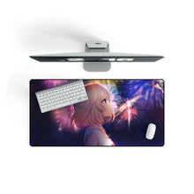 Load image into Gallery viewer, Anime, Girl, Fireworks, Mouse Pad (Desk Mat)
