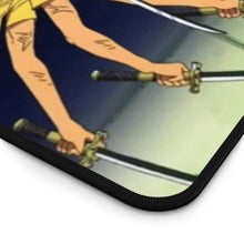Load image into Gallery viewer, Roronoa Zoro Mouse Pad (Desk Mat) Hemmed Edge
