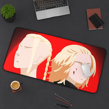 Load image into Gallery viewer, Mikey and Draken (Tokyo Revengers) Mouse Pad (Desk Mat) On Desk

