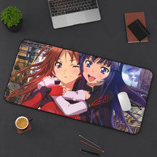 Load image into Gallery viewer, Guilty Crown Ayase Shinomiya, Tsugumi Mouse Pad (Desk Mat) On Desk
