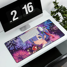 Load image into Gallery viewer, Rem, Fireworks, Re:Zero, Girls, Mouse Pad (Desk Mat)
