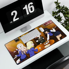 Load image into Gallery viewer, Girls und Panzer Mouse Pad (Desk Mat) With Laptop
