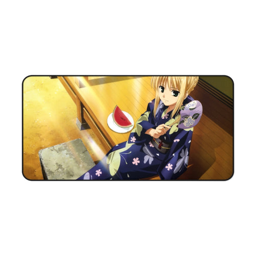 Saber (Fate Series) Mouse Pad (Desk Mat)