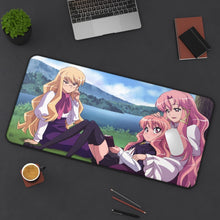 Load image into Gallery viewer, Zero No Tsukaima Mouse Pad (Desk Mat) On Desk
