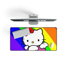 Load image into Gallery viewer, Anime Hello Kitty Mouse Pad (Desk Mat) On Desk
