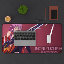 Load image into Gallery viewer, Guilty Crown Inori Yuzuriha Mouse Pad (Desk Mat) With Laptop
