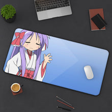 Load image into Gallery viewer, Lucky Star Kagami Hiiragi Mouse Pad (Desk Mat) On Desk
