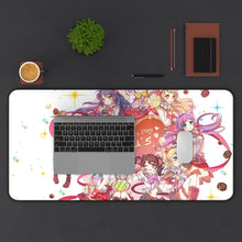 Load image into Gallery viewer, Love Live! Maki Nishikino, Kotori Minami, Umi Sonoda, Honoka Kousaka, Rin Hoshizora Mouse Pad (Desk Mat) With Laptop
