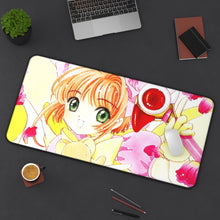 Load image into Gallery viewer, Cardcaptor Sakura Sakura Kinomoto, Keroberos Mouse Pad (Desk Mat) On Desk
