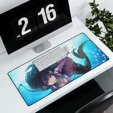 Load image into Gallery viewer, Anime Mermaid Mouse Pad (Desk Mat) With Laptop
