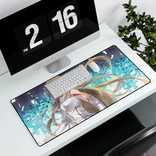 Load image into Gallery viewer, Asuna Yuuki Mouse Pad (Desk Mat) With Laptop
