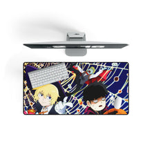Load image into Gallery viewer, Mob Psycho 100 Arataka Reigen, Shigeo Kageyama, Teruki Hanazawa Mouse Pad (Desk Mat) On Desk
