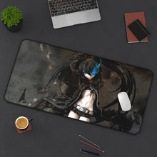 Load image into Gallery viewer, Black Rock Shooter Mato Kuroi Mouse Pad (Desk Mat) On Desk
