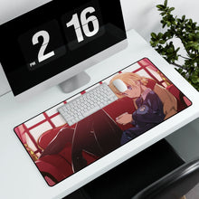 Load image into Gallery viewer, Girls und Panzer Mouse Pad (Desk Mat) With Laptop
