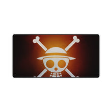 Load image into Gallery viewer, Luffy Jolly Roger Mouse Pad (Desk Mat)
