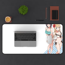 Load image into Gallery viewer, Gamers! Karen Tendou, Chiaki Hoshinomori Mouse Pad (Desk Mat) With Laptop
