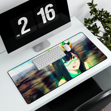 Load image into Gallery viewer, My Hero Academia Tsuyu Asui Mouse Pad (Desk Mat) With Laptop
