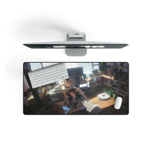 Load image into Gallery viewer, Anime, Girl, Working, Mouse Pad (Desk Mat)
