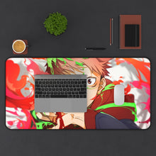 Load image into Gallery viewer, Yuji Itadori Mouse Pad (Desk Mat) Background
