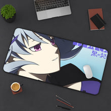 Load image into Gallery viewer, Darker Than Black Yin Mouse Pad (Desk Mat) On Desk
