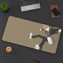 Load image into Gallery viewer, Makoto Naegi Mouse Pad (Desk Mat) On Desk
