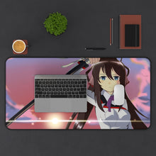 Load image into Gallery viewer, Infinite Stratos Houki Shinonono Mouse Pad (Desk Mat) With Laptop
