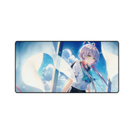 Anime, Beautiful, School Girl, Mouse Pad (Desk Mat)