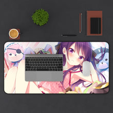Load image into Gallery viewer, Is The Order A Rabbit? Mouse Pad (Desk Mat) With Laptop
