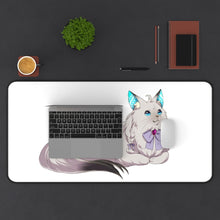 Load image into Gallery viewer, Cat Mouse Pad (Desk Mat) With Laptop
