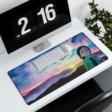 Load image into Gallery viewer, Dragon Pilot: Hisone and Masotan Mouse Pad (Desk Mat) With Laptop
