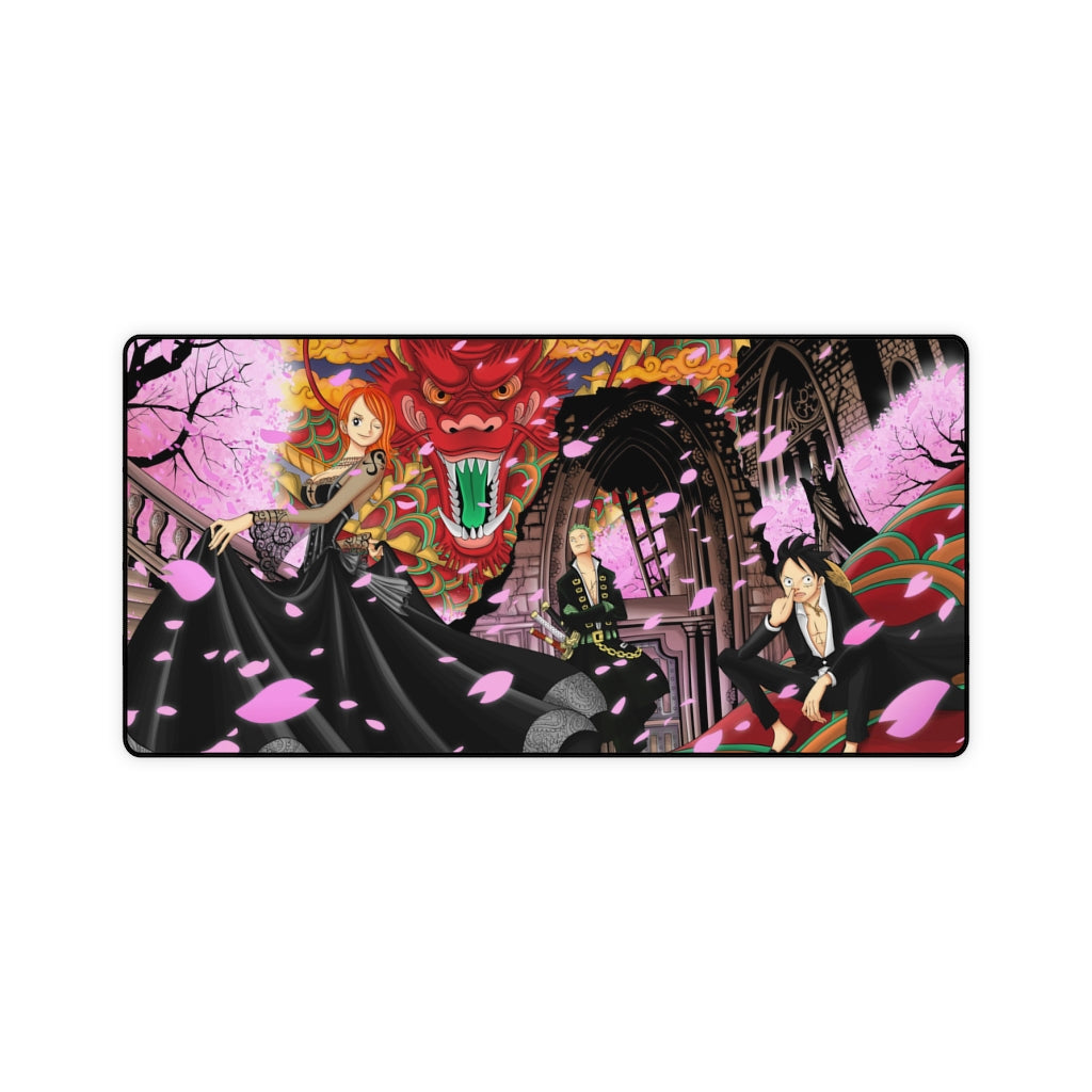 One Piece Monkey D. Luffy, Roronoa Zoro, Nami Mouse Pad (Desk Mat)