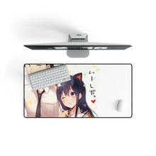 Load image into Gallery viewer, Koe No Katachi Mouse Pad (Desk Mat) On Desk
