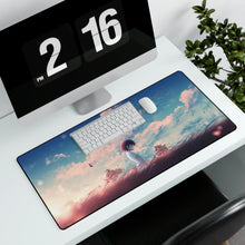 Load image into Gallery viewer, Anime Girl Sunrise Scenery Sky Mouse Pad (Desk Mat)
