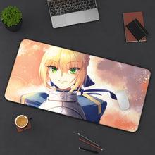 Load image into Gallery viewer, Artoria Pendragon Mouse Pad (Desk Mat) On Desk
