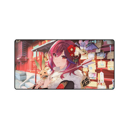 Anime Girl Mouse Pad (Desk Mat)