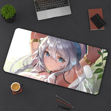 Load image into Gallery viewer, Anime Girl Mouse Pad (Desk Mat) On Desk
