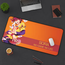 Load image into Gallery viewer, Sora (No Game No Life) Mouse Pad (Desk Mat) On Desk

