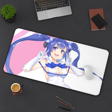 Load image into Gallery viewer, Is It Wrong To Try To Pick Up Girls In A Dungeon? Mouse Pad (Desk Mat) On Desk
