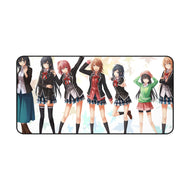 My Teen Romantic Comedy SNAFU Haruno Yukinoshita, Yukino Yukinoshita, Yui Yuigahama, Shizuka Hiratsuka, Komachi Hikigaya Mouse Pad (Desk Mat)