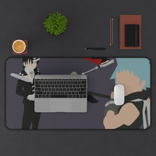 Load image into Gallery viewer, Soul Eater Death The Kid, Maka Albarn Mouse Pad (Desk Mat) With Laptop
