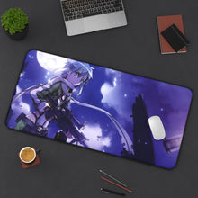 Load image into Gallery viewer, Kirito and Sinon Mouse Pad (Desk Mat) On Desk

