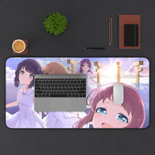 Load image into Gallery viewer, Nagi No Asukara Mouse Pad (Desk Mat) With Laptop
