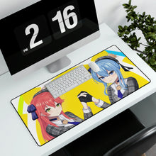 Load image into Gallery viewer, Hoshimachi Suisei &amp; Sakura Miko Mouse Pad (Desk Mat)
