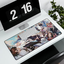 Load image into Gallery viewer, Fate/Grand Order Mashu Kyrielight, Ritsuka Fujimaru, Red Saber, Saber, Fou Mouse Pad (Desk Mat) With Laptop
