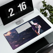 Load image into Gallery viewer, Sad Anime Girl in the Rain Mouse Pad (Desk Mat)
