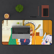 Load image into Gallery viewer, Miss Kobayashi's Dragon Maid Kanna Kamui, Kobayashi San Chi No Maid Dragon, Tohru Mouse Pad (Desk Mat) With Laptop
