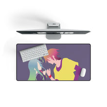 Load image into Gallery viewer, Sora and Shiro Mouse Pad (Desk Mat) On Desk

