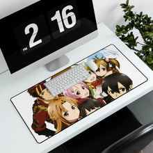 Load image into Gallery viewer, Sword Art Online Asuna Yuuki, Yui Mouse Pad (Desk Mat) With Laptop
